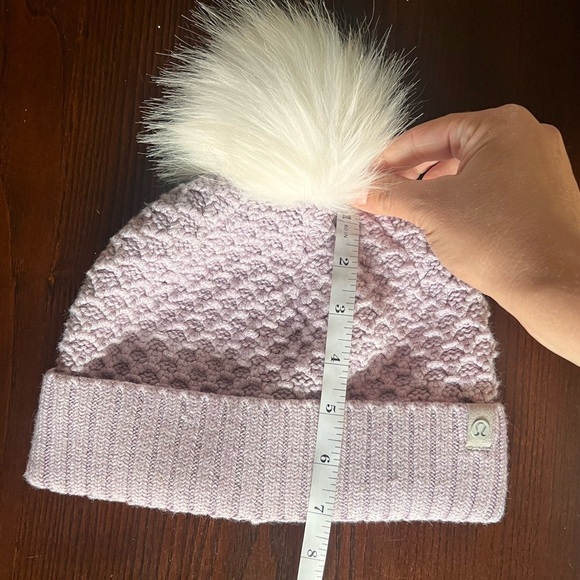 Lululemon cold weather Pom-Pom beanie, lavender
